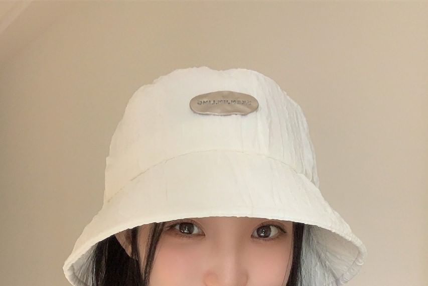 Applique Hat Bucket Textured