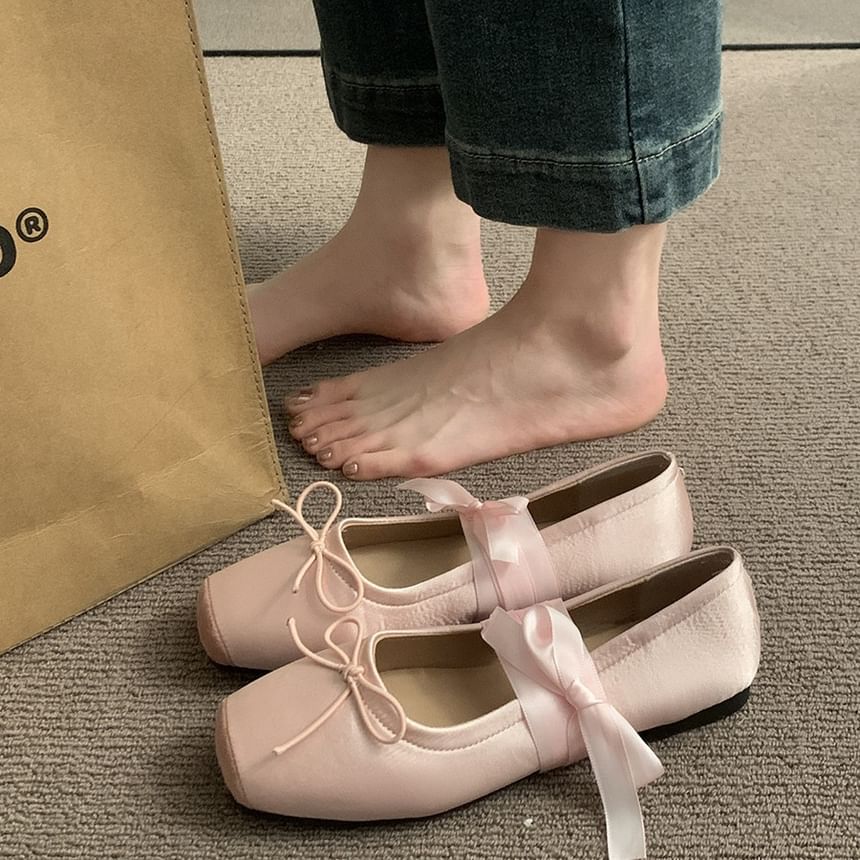 Flats Balletcore Accent Floral