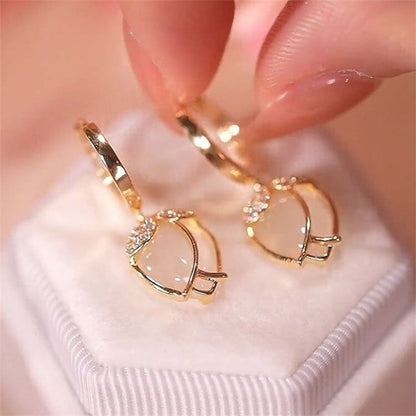 Faux Pearl Dangle Earring