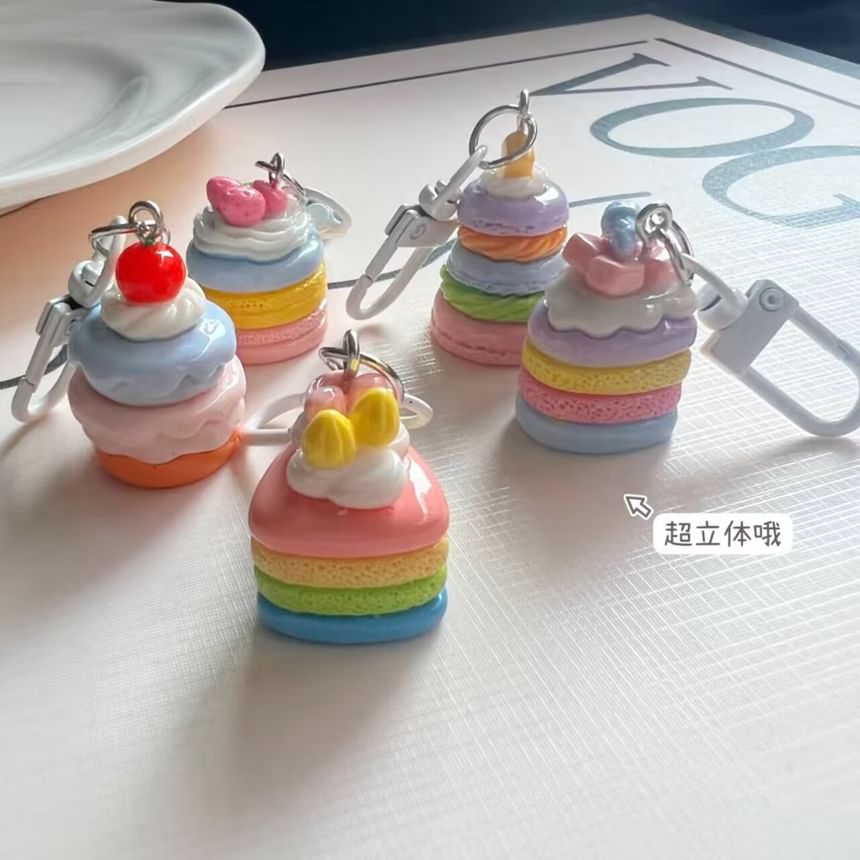 Cake Bag Charm Keyring (Various Designs) MK19794