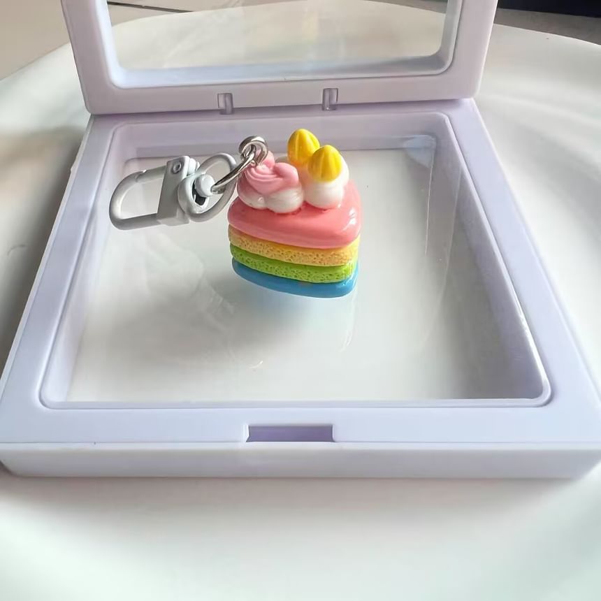 Cake Bag Charm Keyring (Various Designs) MK19794