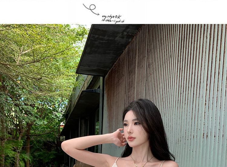 Mermaid Spaghetti Neck Maxi Strap Dress Cowl Plain