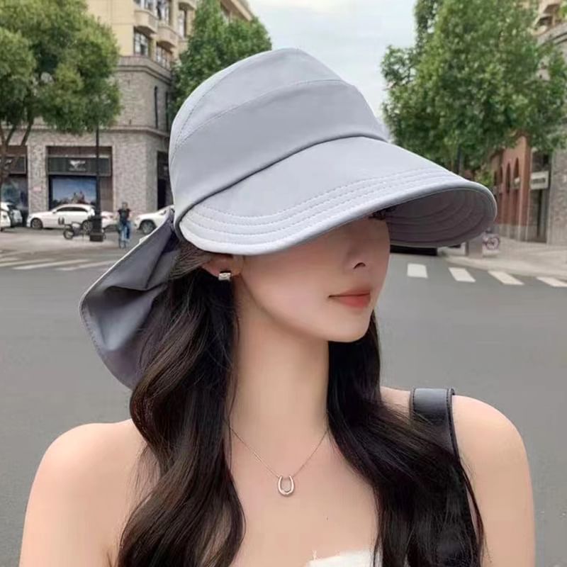 Plain Open Sun Top Hat