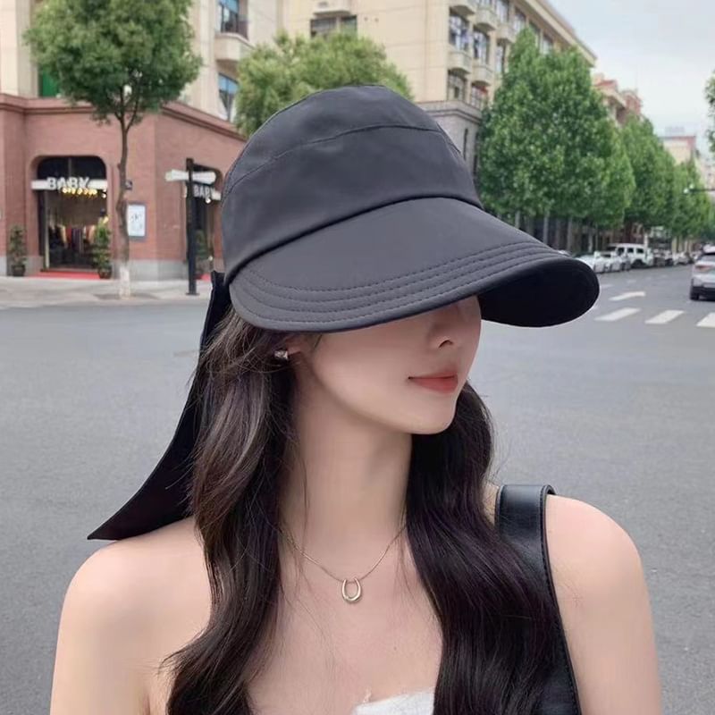 Plain Open Sun Top Hat