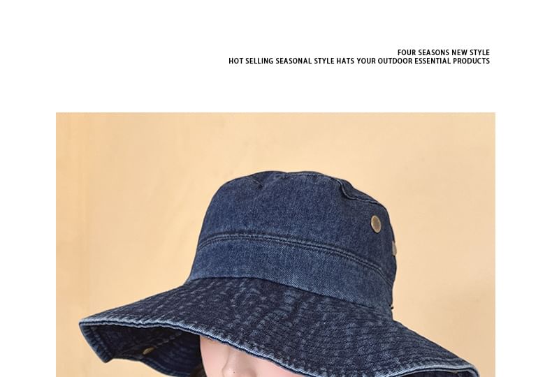 Hat Denim Washed Boonie