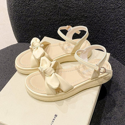 Ankle Strap Bow Sandals