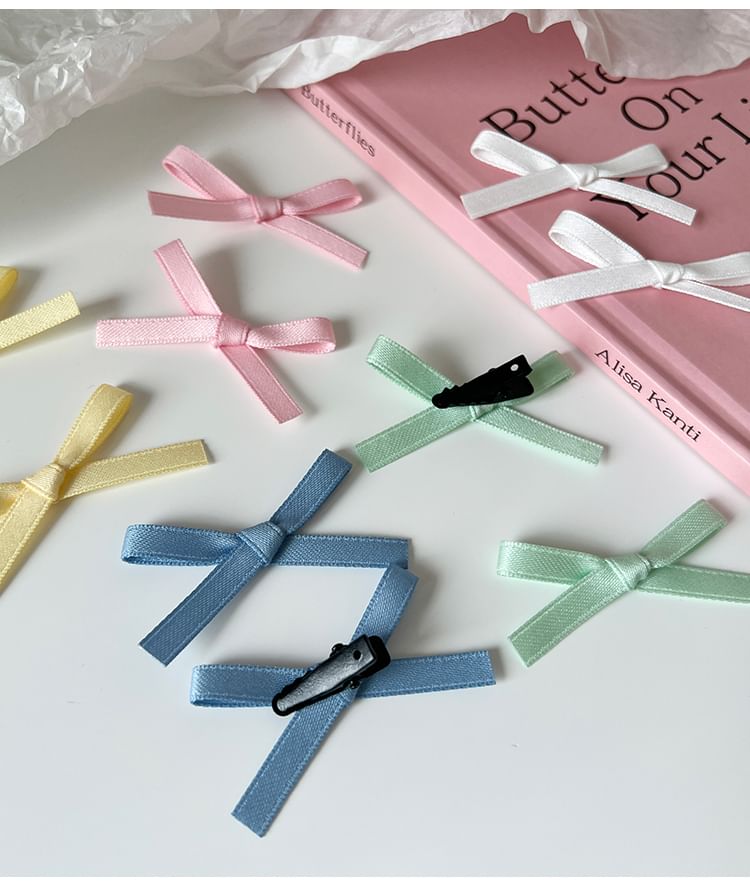 Set of 6: Ribbon Hair Clip