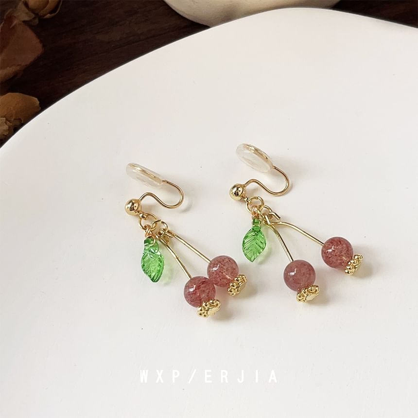 Drop Cherry Earring