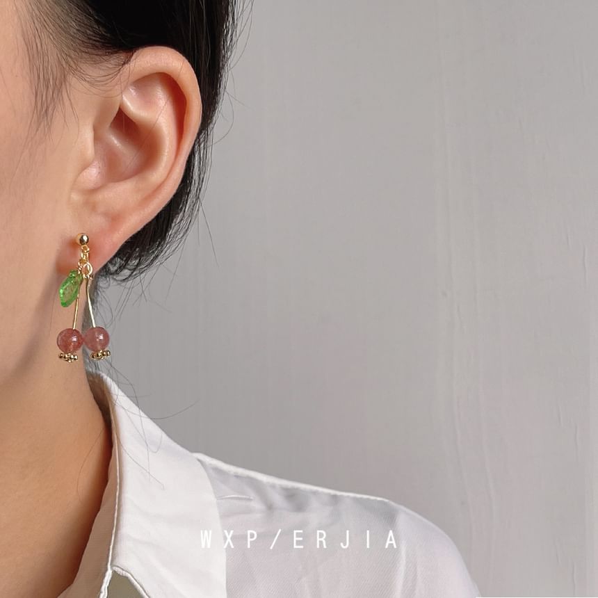 Drop Cherry Earring