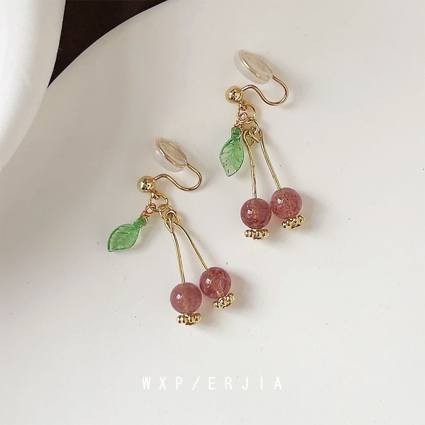 Drop Cherry Earring