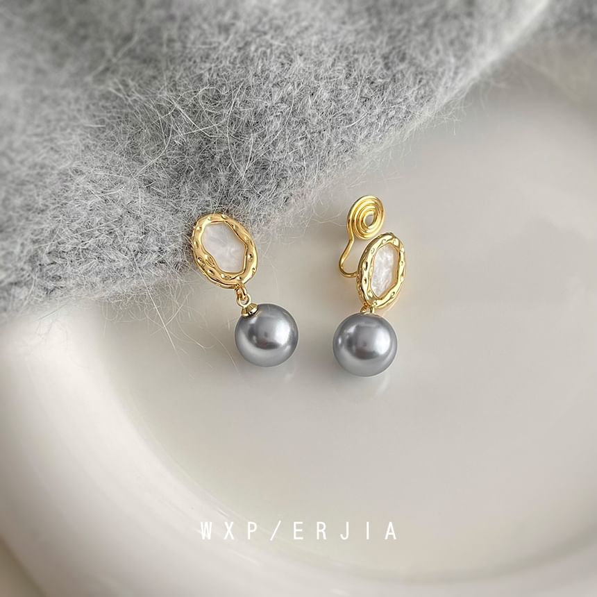 Faux Pearl Earring Cuff
