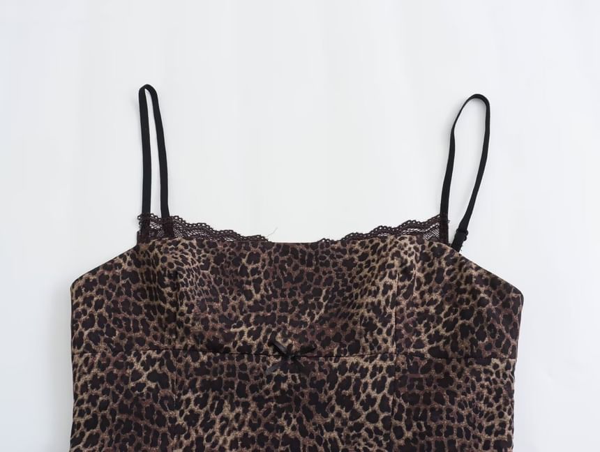 Scoop-Neck Lace-Trim Camisole Top