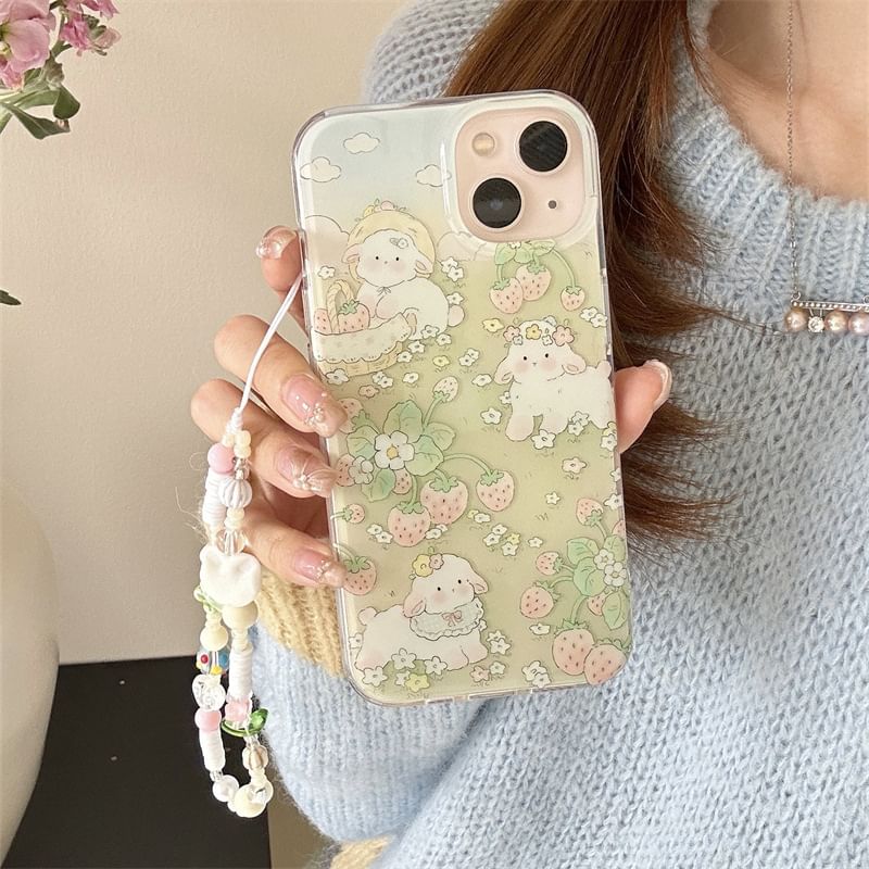 Sheep Phone Case - 15 Pro Max / 15 Pro / 15 / 14 Pro Max / 14 Pro / 14 / 13 Pro Max / 13 Pro / 13 / 12 Pro Max / 12 Pro / 12