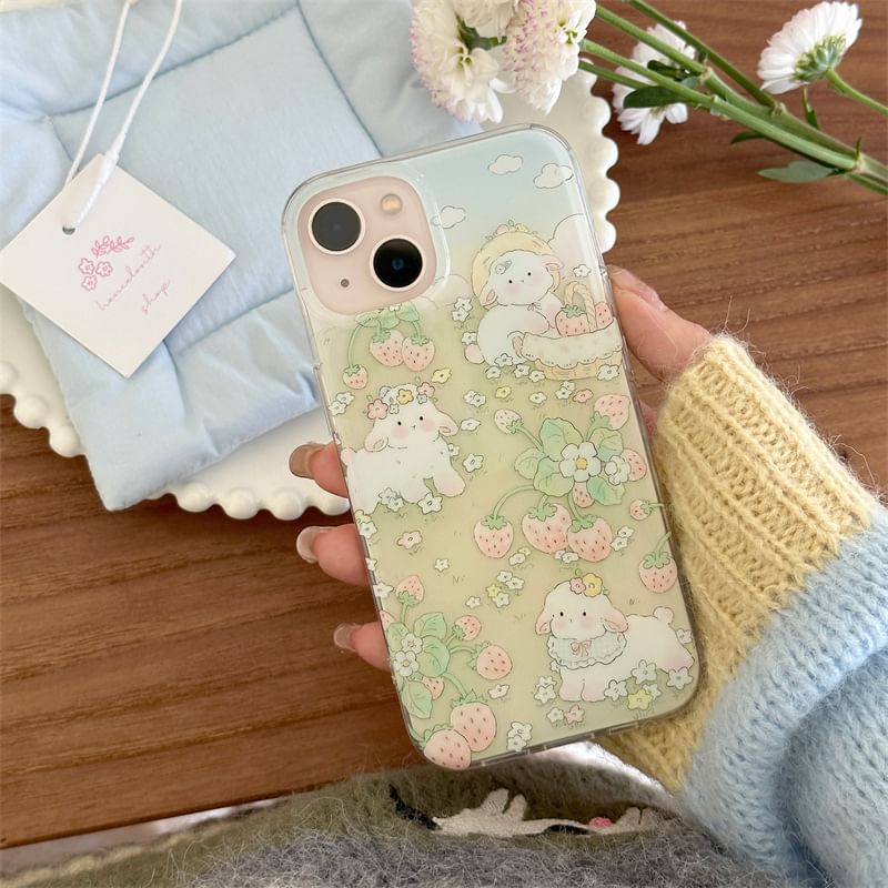 Sheep Phone Case - 15 Pro Max / 15 Pro / 15 / 14 Pro Max / 14 Pro / 14 / 13 Pro Max / 13 Pro / 13 / 12 Pro Max / 12 Pro / 12