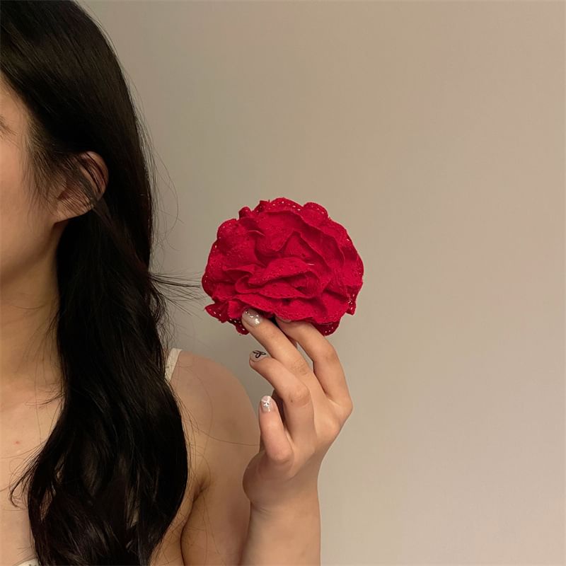 Fabric Scrunchie / Clamp Floral Hair