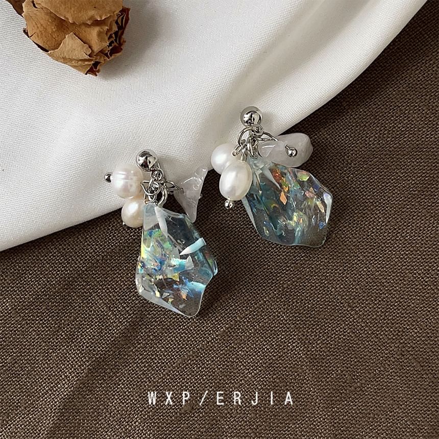 Pearl Ear Crystal Cuff Alloy Faux Freshwater