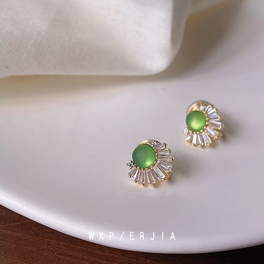 Ear Faux Alloy Rhinestone Cuff Gemstone