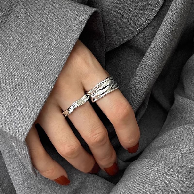 Irregular Alloy Open Ring