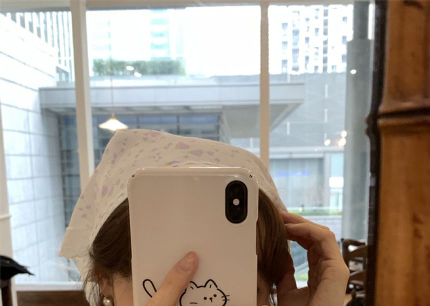 Triangle Head Scarf (Various Lace Embroidered Designs)