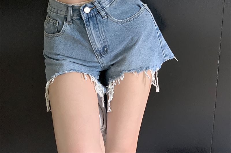 T-Shirt Crew Letter Short-Sleeve Neck Cropped Embroidered