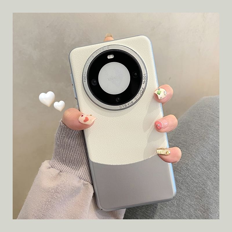 Color Leather Phone Case Panel Faux