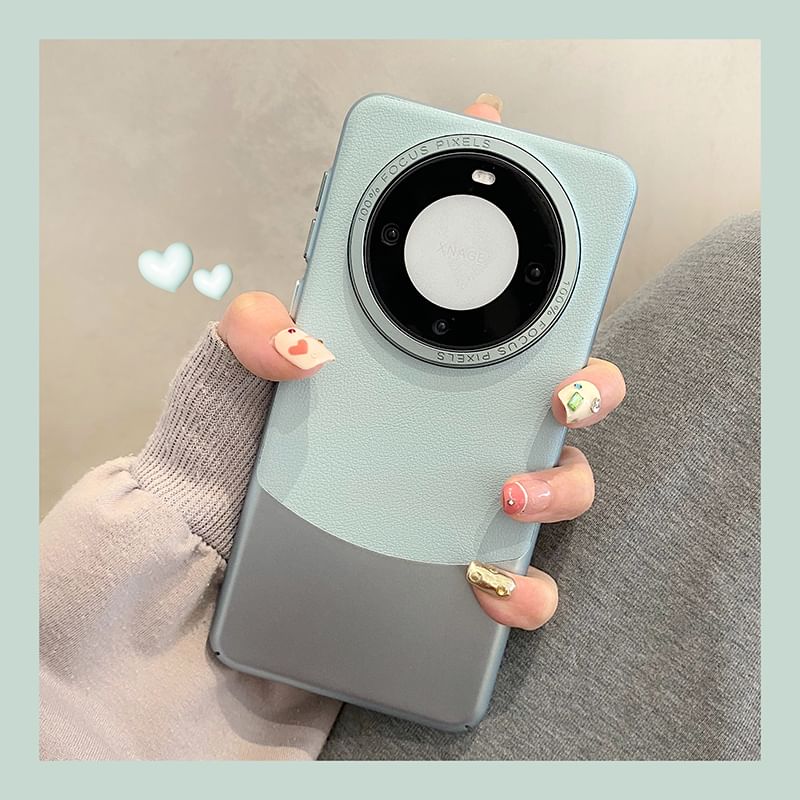 Color Leather Phone Case Panel Faux