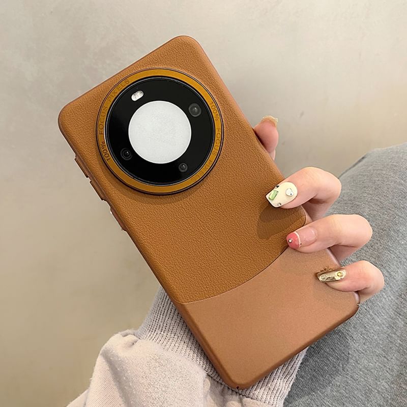 Color Leather Phone Case Panel Faux