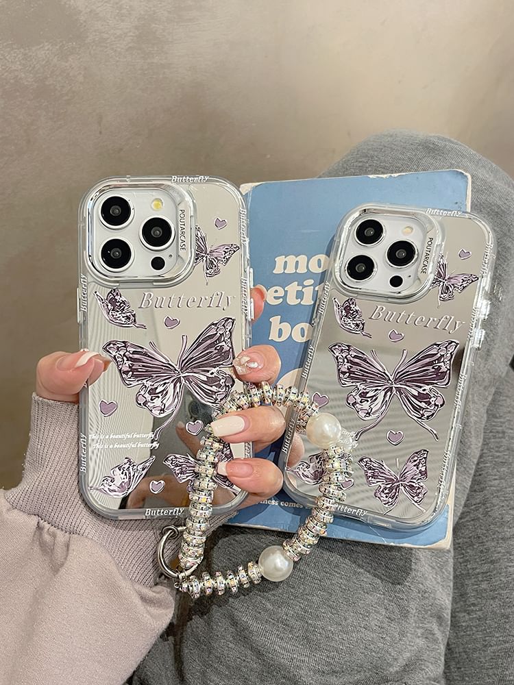 Phone Case Butterfly Mirrored