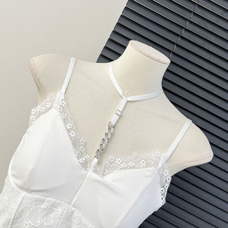 Lace-Trim Camisole Top
