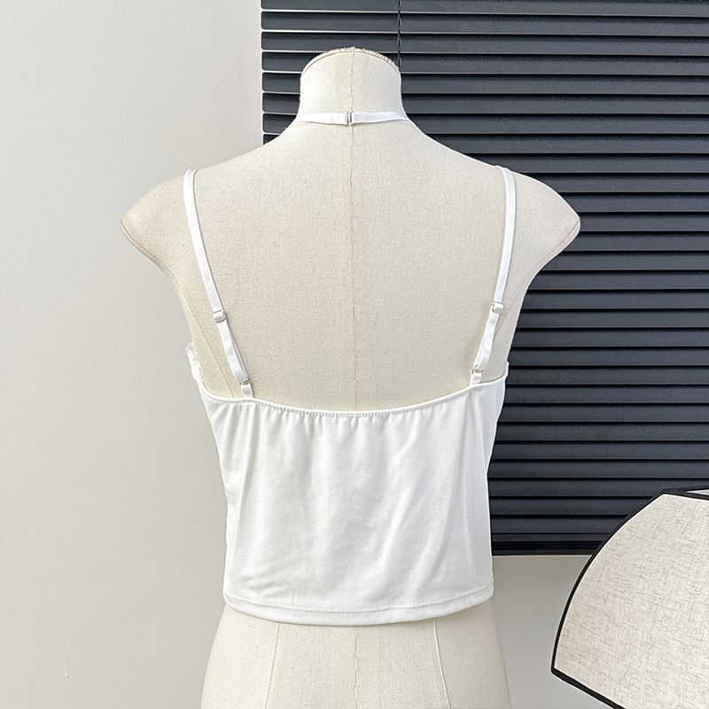 Lace-Trim Camisole Top