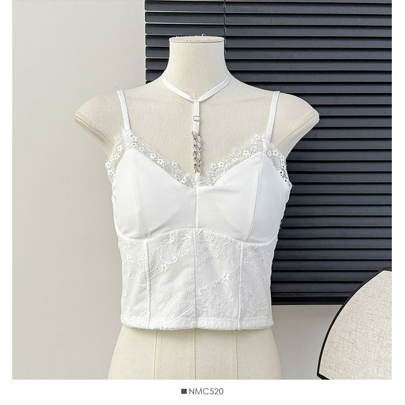 Lace-Trim Camisole Top