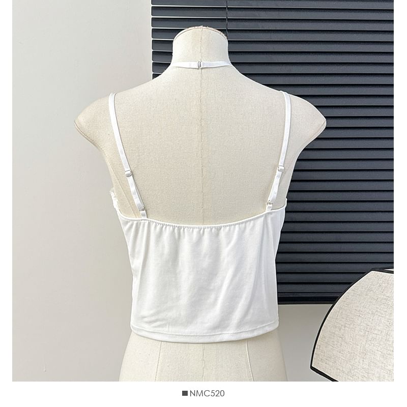 Lace-Trim Camisole Top