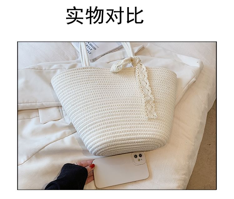 Plain Woven Tote Bag