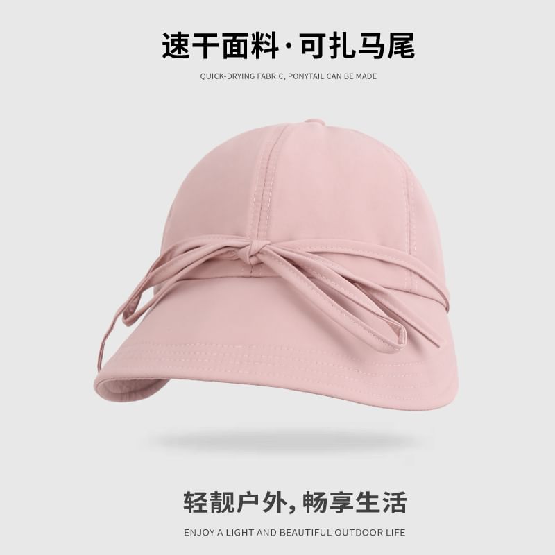 Bow Plain Bucket Hat