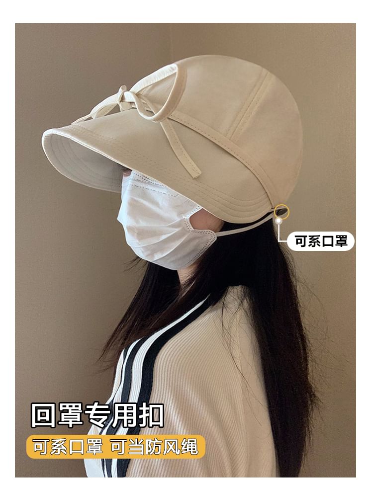 Bow Plain Bucket Hat