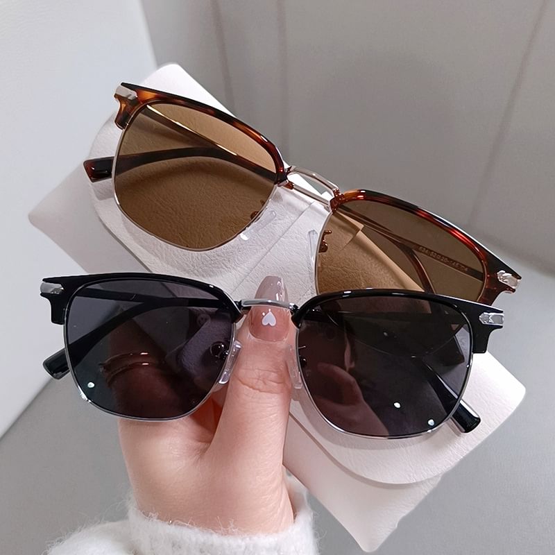 Polarized Frame Metal Sunglasses
