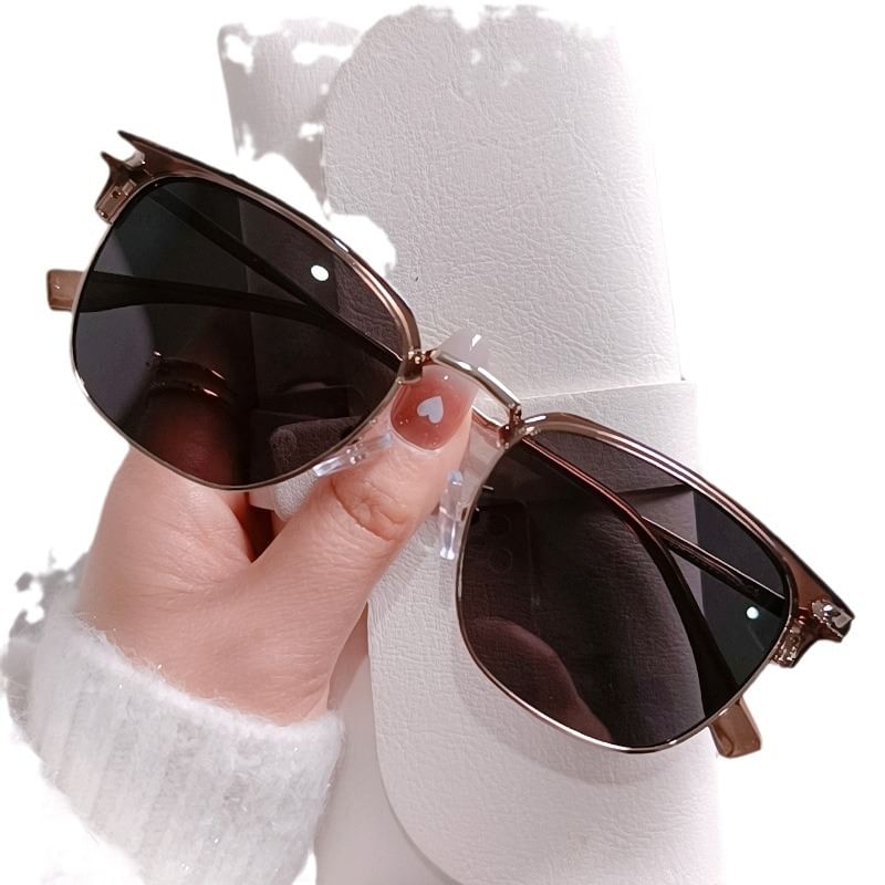 Polarized Frame Metal Sunglasses