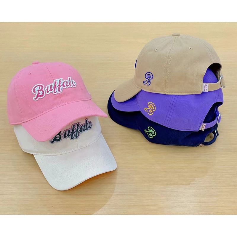 Baseball Lettering Embroidered Cap