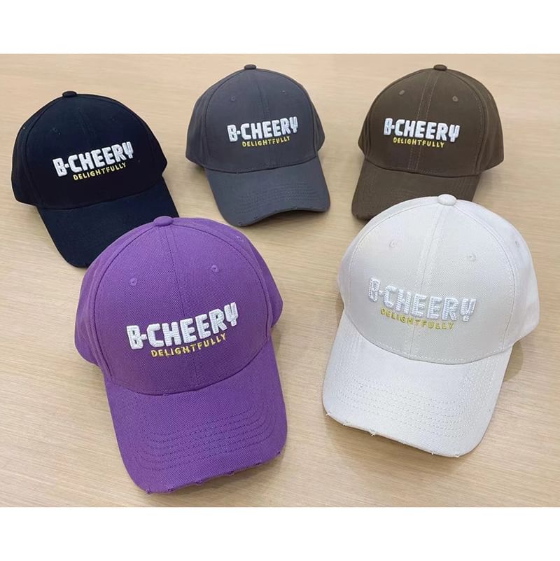 Cap Lettering Embroidered Baseball