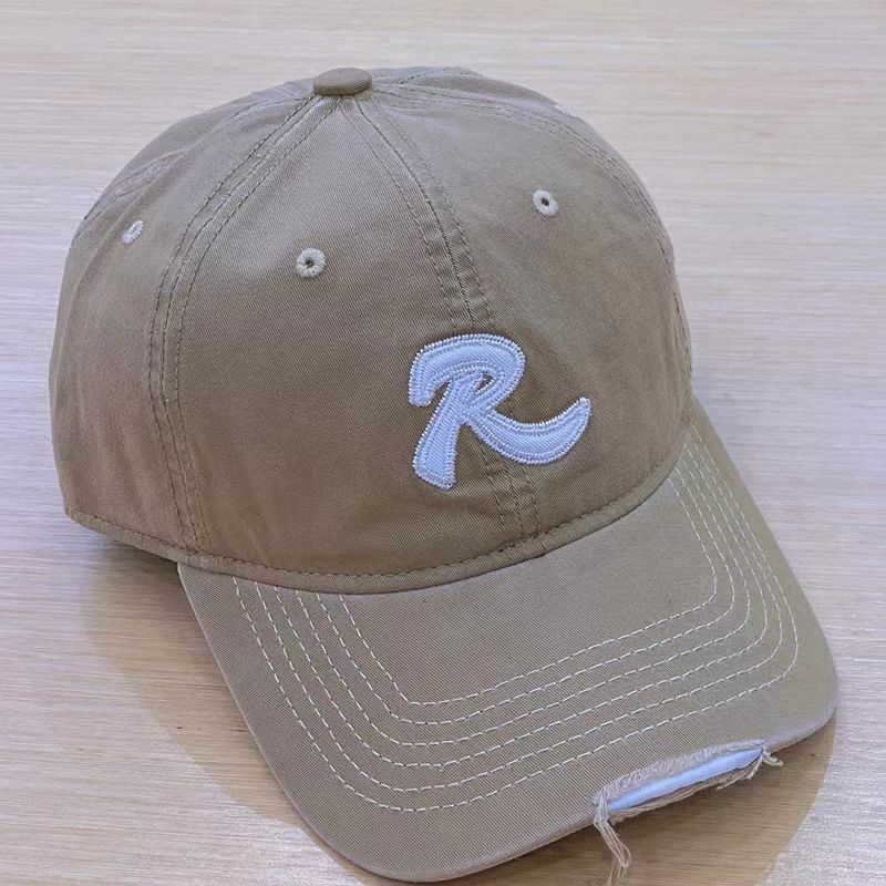 Baseball Cap Lettering Embroidered