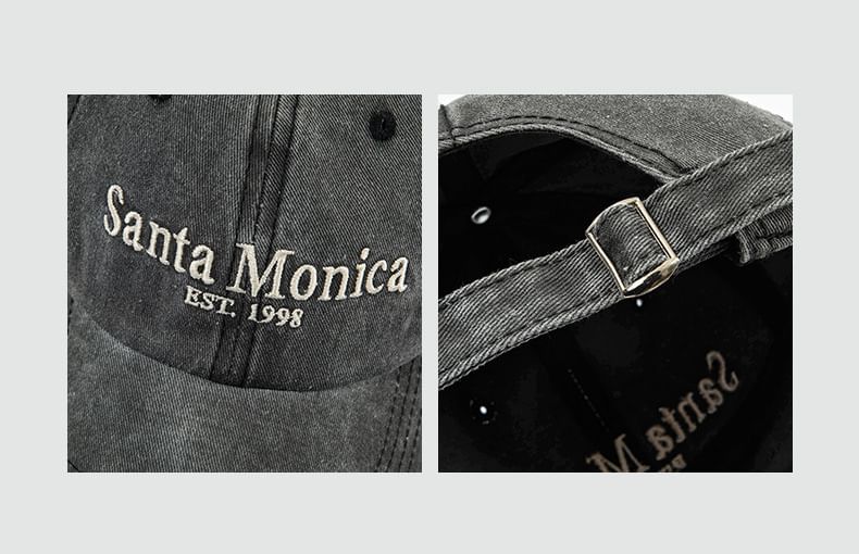 Embroidered Baseball Cap Lettering