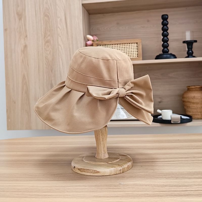 Bow Hat Plain Bucket