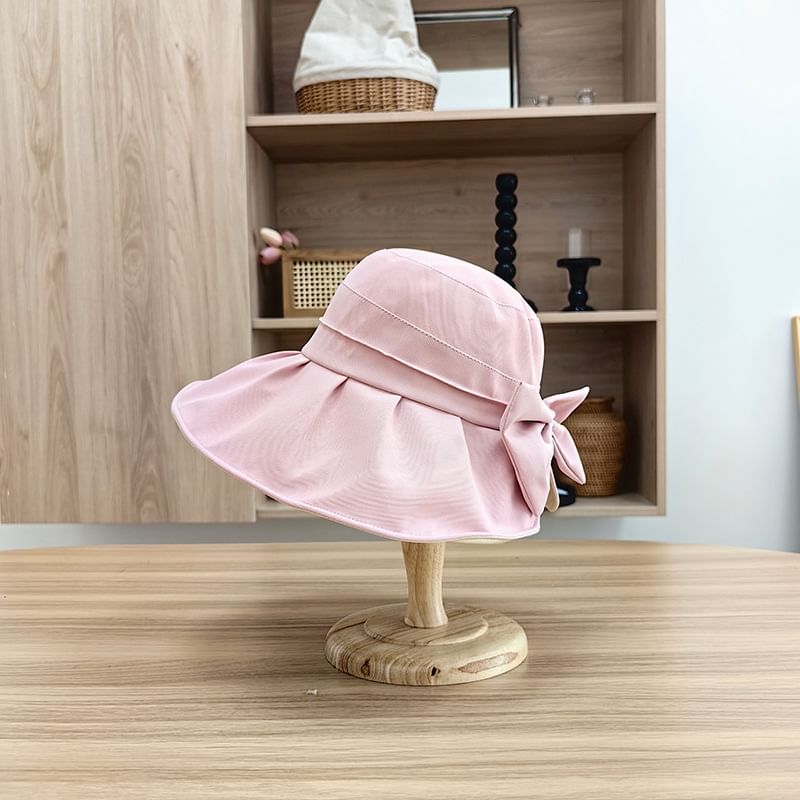 Bow Hat Plain Bucket