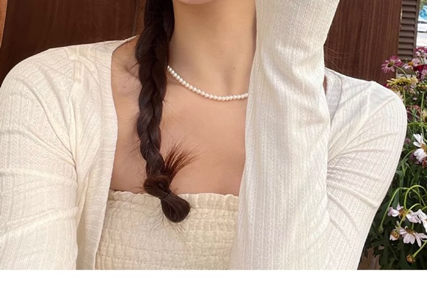 Knit Bucket Eyelet Hat