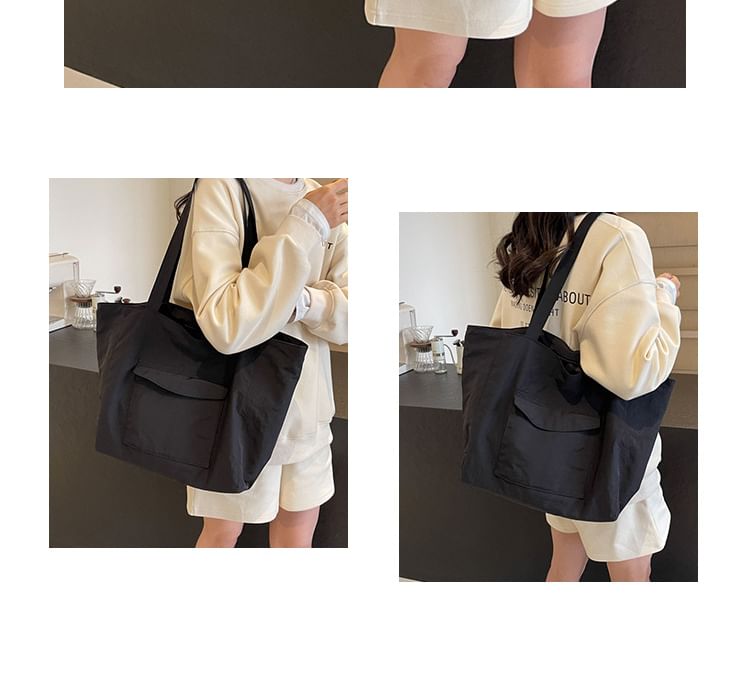 Multi-Pocket Tote Bag