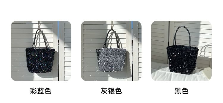 Sequin Tote Bag