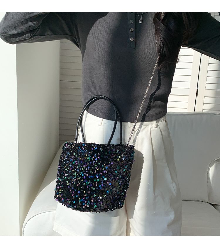 Sequin Tote Bag