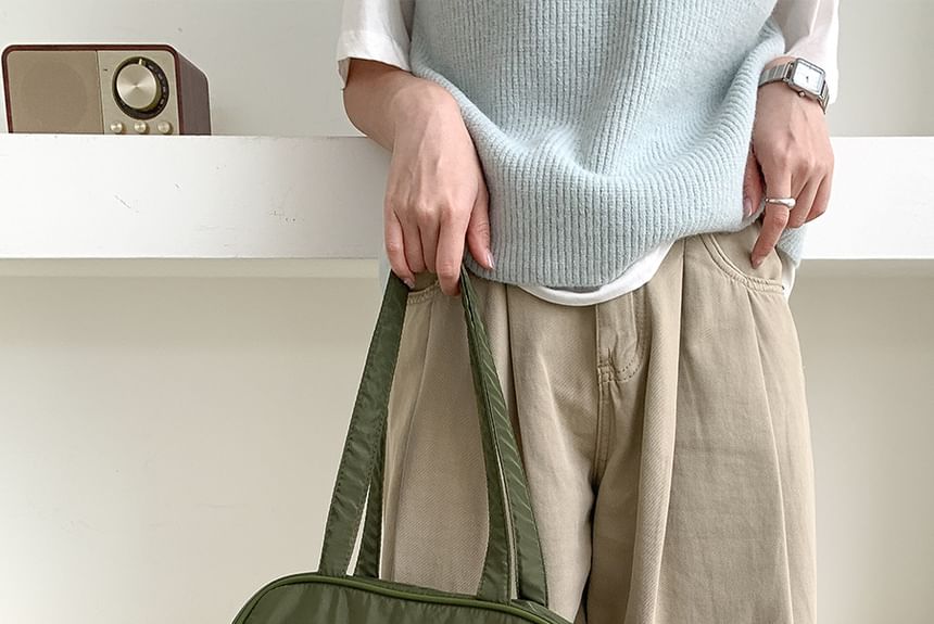 Plain Tote Nylon Bag