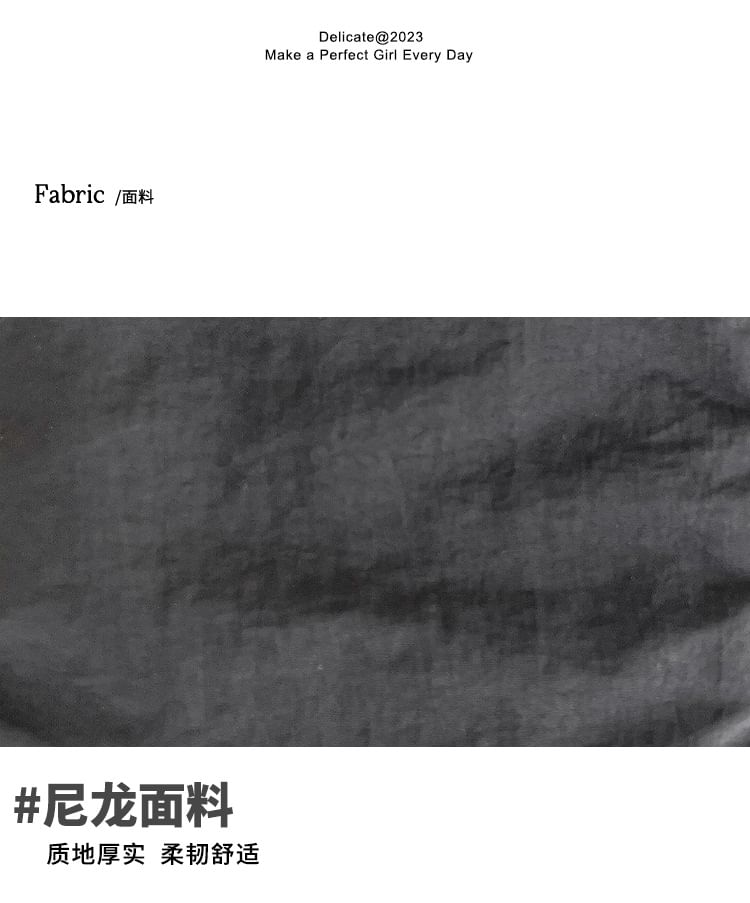 Bag Drawstring Crossbody Nylon Plain