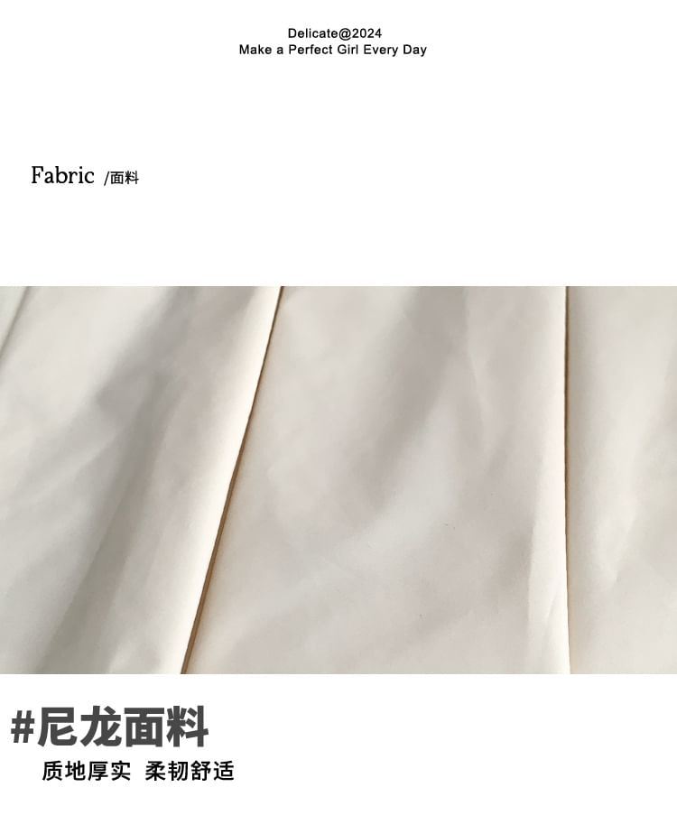 Nylon Bag Crossbody Ruffle Plain